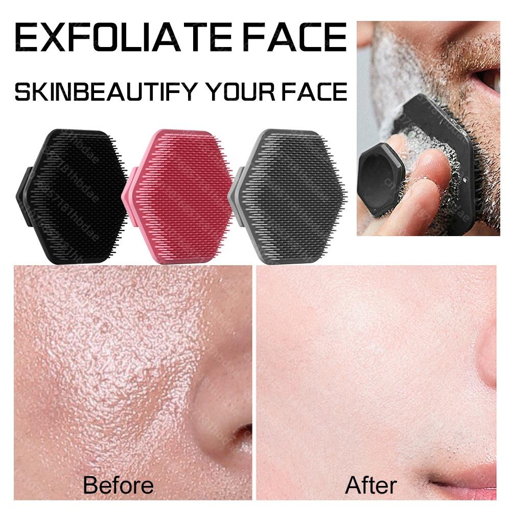 Men Facial Cleaning Brush Scrubber Silicone Miniature Face Deep Exfoliation Massage Face Scrub Brush Face Cleaner