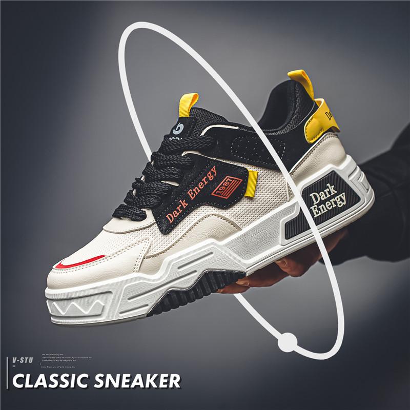 

Men s shoes spring and autumn middle school students retro casual board shoes men s personality versatile niche design sense sports trendy shoes 39