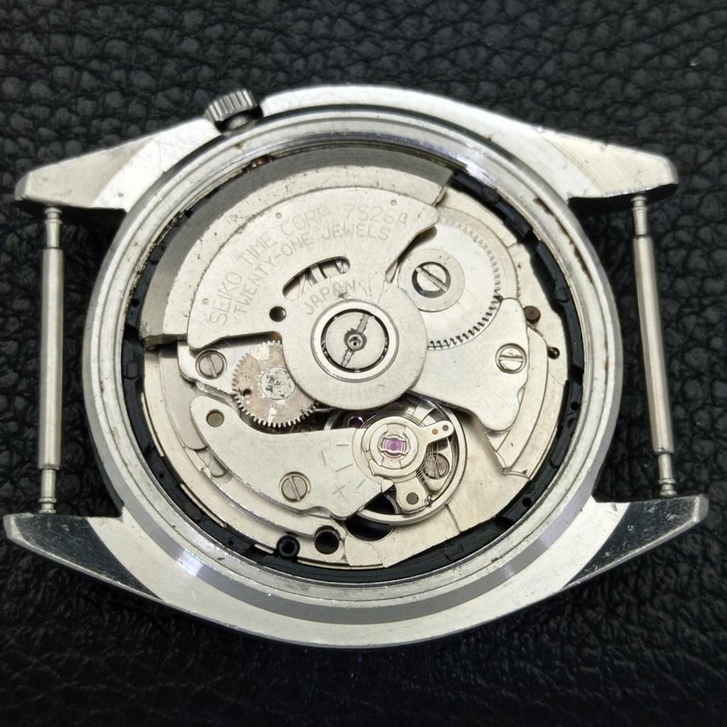 Seiko AUTOMATIC JAPAN 7S26A MENS VINTAGE BROWN COLOR DIAL WATCH A701390-5 R206a-a701390