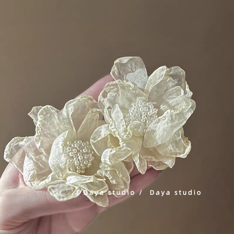 Yellow Petal Tassel Earrings - Bold Beach Vacation Flower Studs for Women, Super Hot & Beautiful Style 2025.