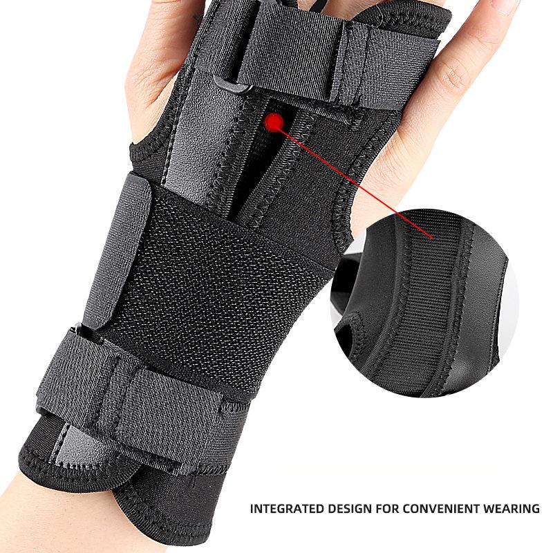 Outdoor Sports Skiing Aluminum Sheet Palm Guard Palm Support Pressurized Adjustable Sports Wrist Palm Guard