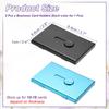 2Pcs Thumb Drive Business Card Case Aluminum Alloy Bank Credit ID Card Wallet Name Card Holder Metal Box Cover Cards Holder