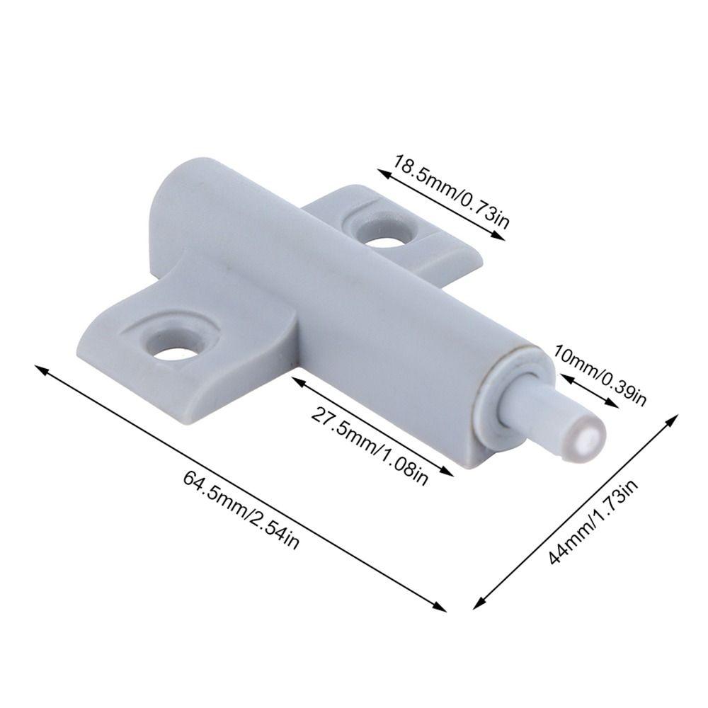 10PCS ABS Cabinet Door Damper Gray Drawer Bumper Quiet Soft Close Buffer Drawer