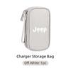 Car Interior Data Cable Storage Bag Mini EVA Case Travel Pack For Jeep Renegade Compass Grand Cherokee Wrangler JK Patriot Liber AJY1