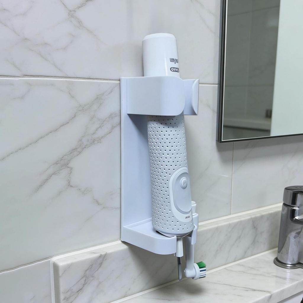 Braun Oral-B Compatible Toothbrush Head Holder & Electric Toothbrush Storage Rack