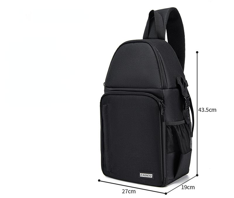 Bolsa de ombro para câmera digital sem espelho, à prova d'água e multifuncional, bolsa para fotografia oblíqua cruzada, bolsa DSLR respirável