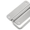 201/304 Stainless Steel Door Handle Box Handle Cabinet Drawer Wardrobe Door Handle with Screws Durable Hardware Accessories