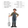 Cross-Border Farm Scene Worker Doll: Female Farmer with Shovel Ornament for Model Landscaping