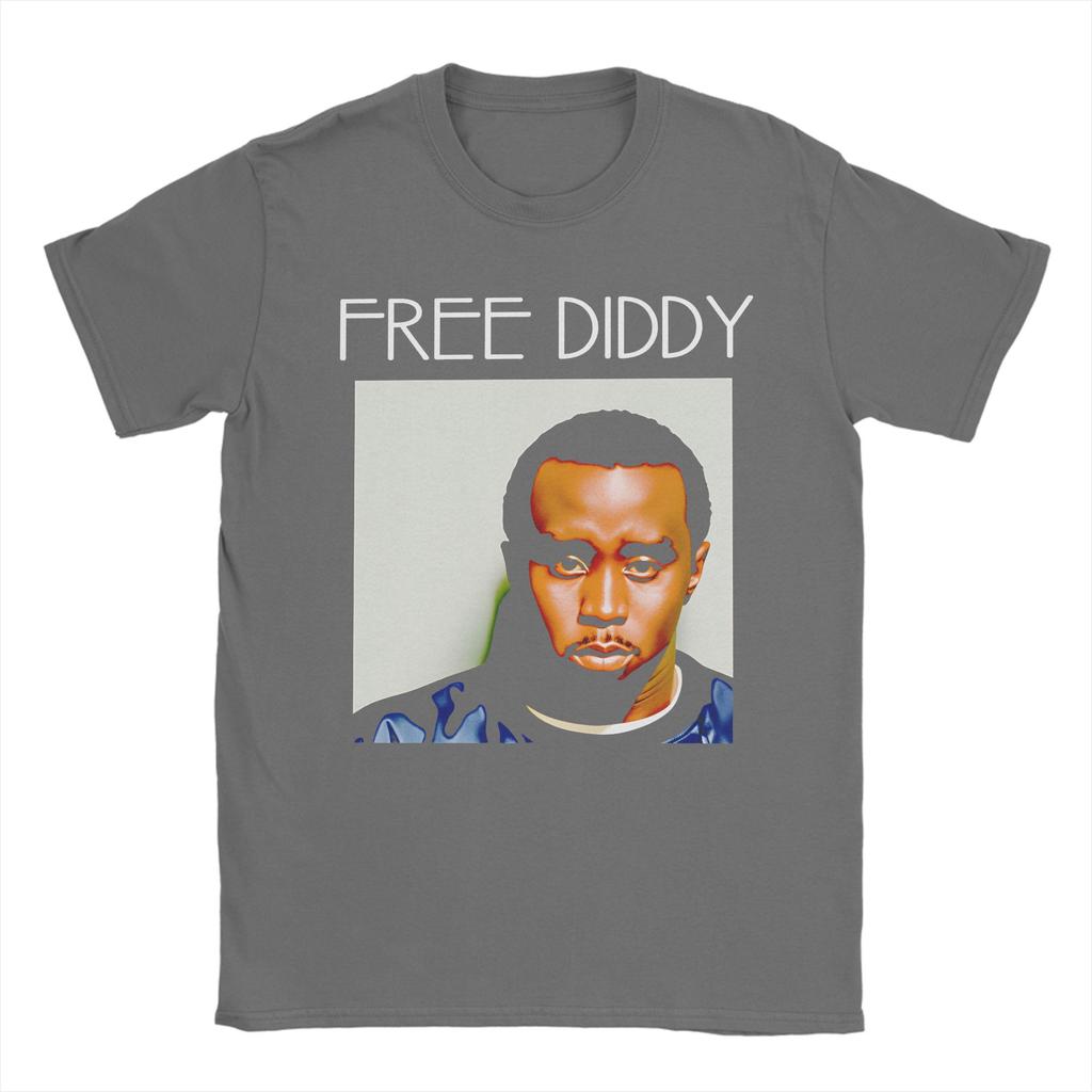 2026 FREE DIDDY Mens T Shirts Vintage Tees Short Sleeve O Neck TShirts Cotton Unique Tops