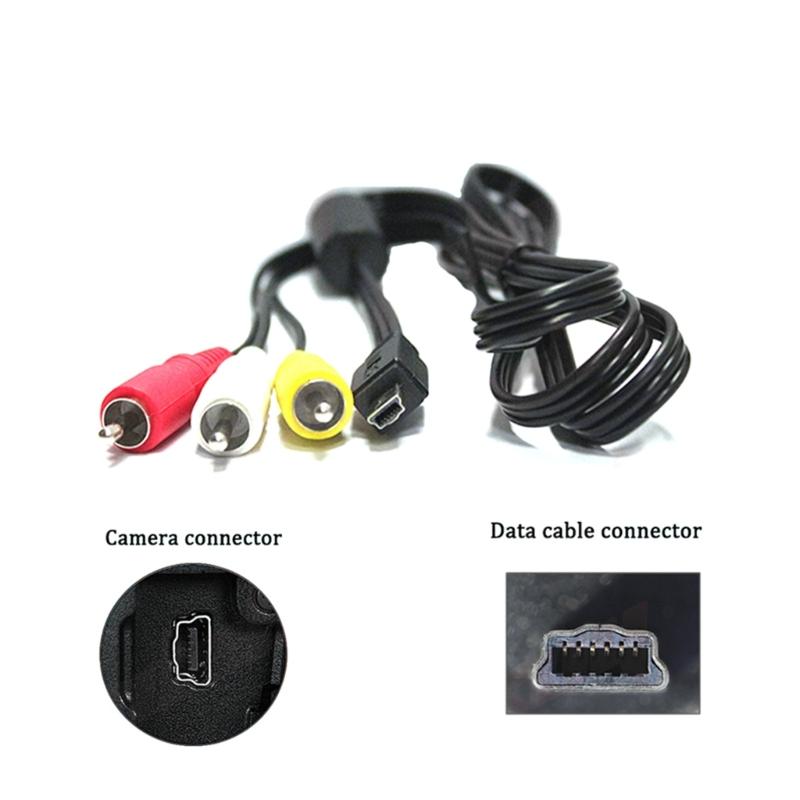 Replacement AVC-DC400ST Stereo AV Audio Video RCA Cable Cord for  Digital SLR Cameras EOS 1D, 1D X, 500D, 550D