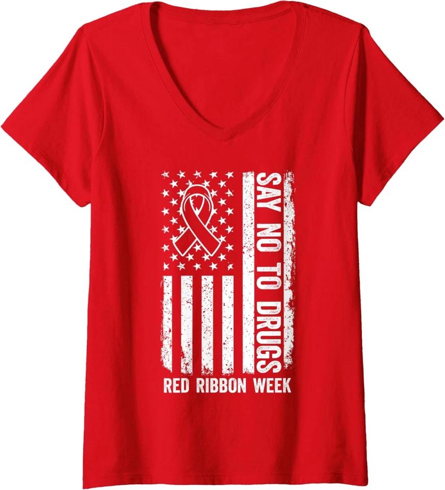 Stop Saying 67 Six Seven Christmas Santa Ladies V-Neck Tshirt M