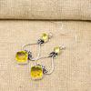 Citrine Earrings, 925 Solid Sterling Silver Gemstone Jewelry, Handmade Earrings, For Thanksgiving