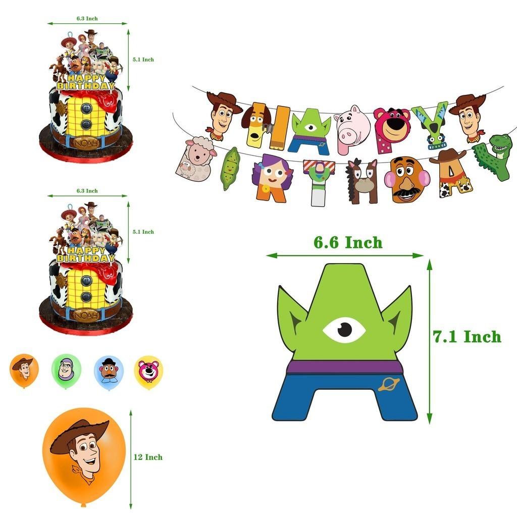 Disney Toy Story Buzz Lightyear Birthday Party Banner Supplies Set For Kids Vibrant And Festive Décor