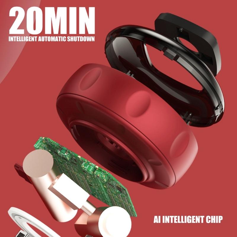 Intelligent Double Cup Electric Cupping Massage Tool with Adjustable Heat and Vibrate for Uncomfort Relief and Wellness