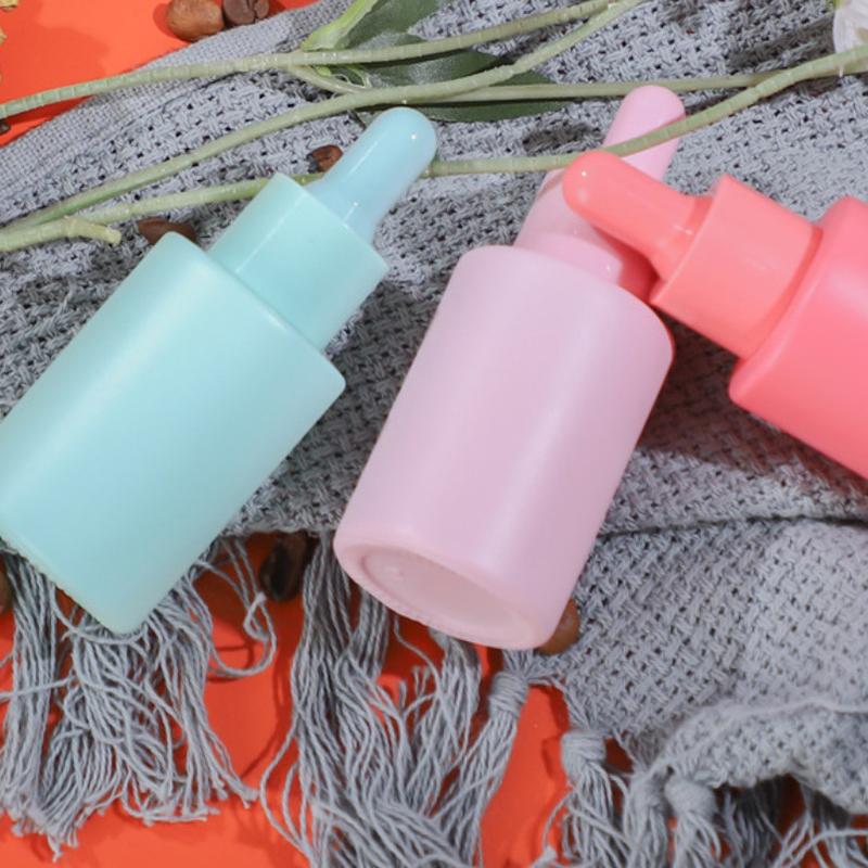 30ml Flache Schulter Glas Tropfflasche Kleine Mattierte Glas Ätherische Öl Flasche Tropfer Serum Öl Flasche