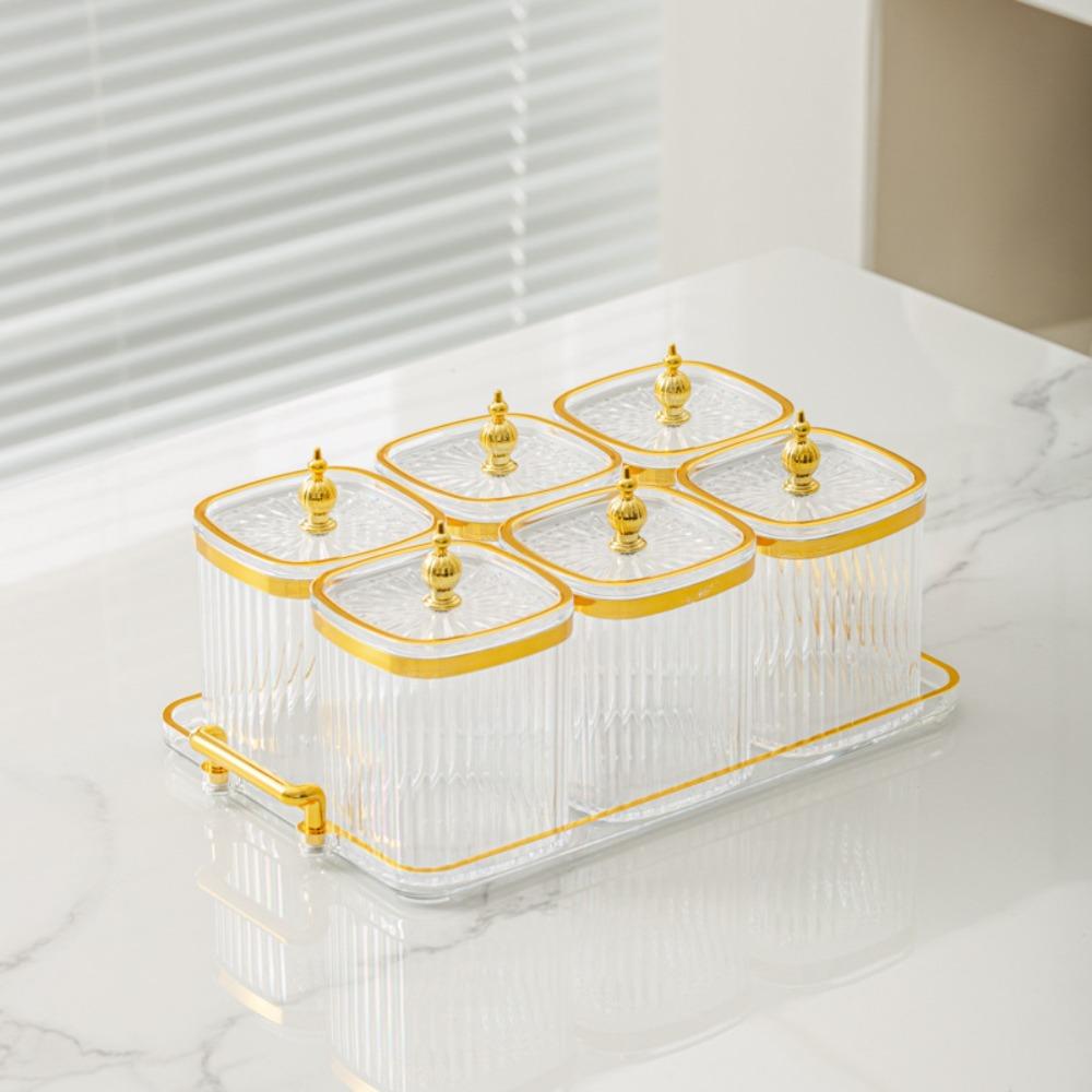 Exquisite Storage Box Creative Storage Can Multipurpose Seasoning Jar Set  Home