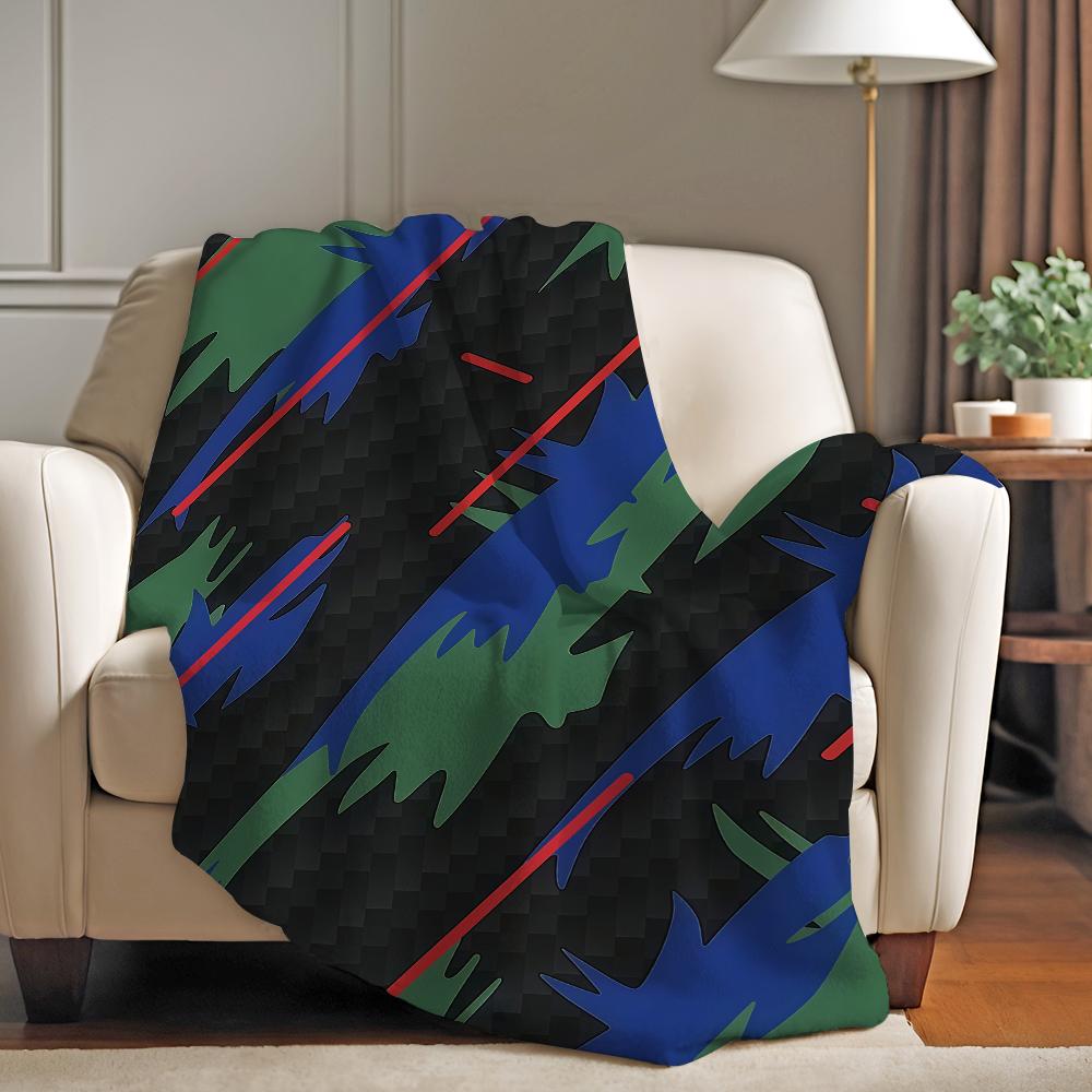 Fashion Print H HKS Blanket For Sofa Office Bed Plane Travel Sleep Read Relax Camping Soft And Warm