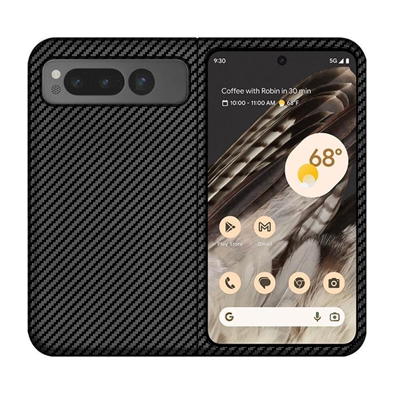 Google Pixel Fold Carbon Fiber Pattern Wireless Charging Case