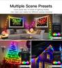 RGBIC USB 5V Christmas Tree LED String Light Bluetooth Music APP Control Fairy Lights Birthday Party Room Decor Garland Light