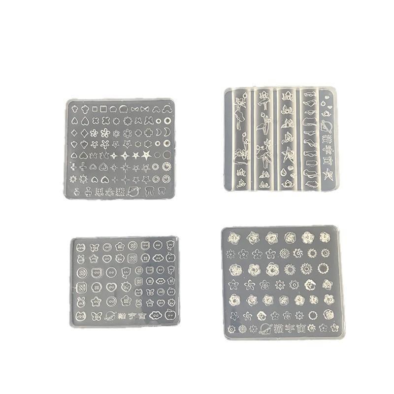3D Nail Art Silicone Mold High Temperature Resistant Non-Toxic Tool for DIY Cute Nail Charms Women Manicure Beginners
