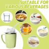 Creative 350ml Drinking Aids Sippy Cup Anti Choke Stainless Steel Straw Cup Easy-Clean Spill Proof Elderly Feeding Cup