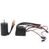 Waterproof RC 3660 3300KV 4 Poles Brushless Motor with 80A ESC Combo Set for 18 RC Car
