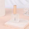 15Ml Empty Frosted Round Nail Polish Bottle With Portable Brush Nail Art Container Glass Nail Oil Bottles Light-Resistant