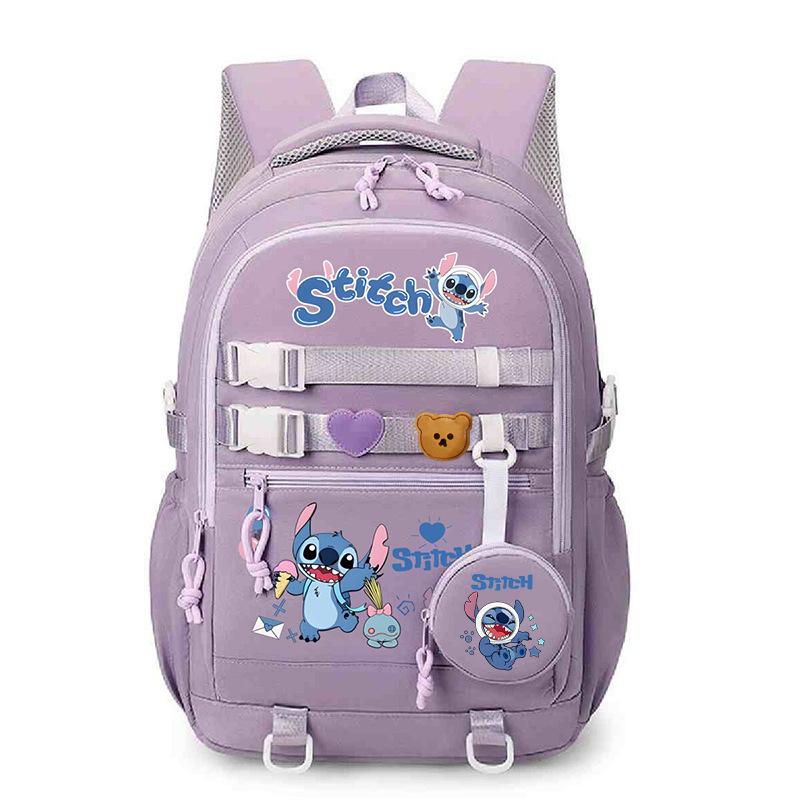 Stitch Backpack - Student Style for Boys & Girls Back-to-School Book Bag & Everyday Teen Backpack
