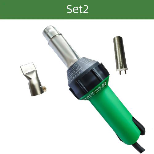 1600W Plastic Welding Gun 220V Welding Plastics Hot Air Blower Gun Welder Machine with Accessories for PP/PE/PVC Sheet