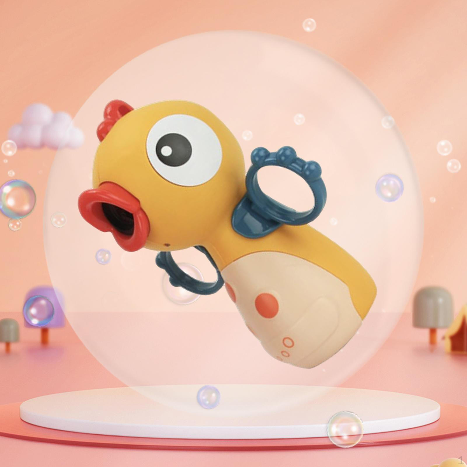 

Автоматичний мильний бульбашкогенератор зі 100 мл рідини для малюків Duck(Random Color)