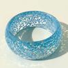 Accessories, exaggerated round resin glitter bracelets, transparent bracelets wholesale