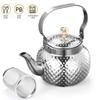 Teapot with Removable Infuser Stainless Steel Coffee Tea Perfect Filter for Loose Leaf Maker Water Kettle for Induction Gas