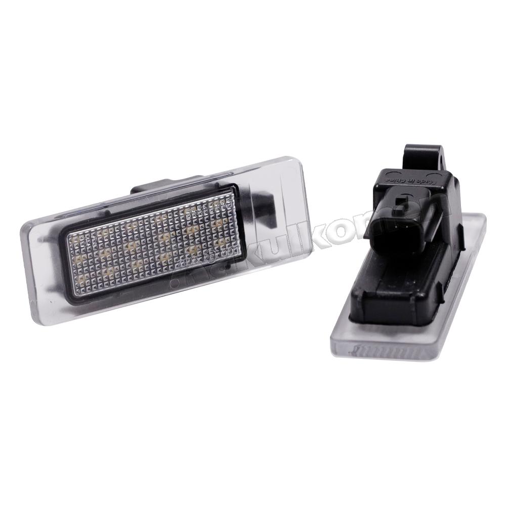 

2 шт. Светодиодная лампа подсветки номерного знака для автомобиля Renault Megane 4 Scenic Twingo Kangoo Koleos MK2 Clio IV V Logan Sandero Dacia Duster 2PCS LED Light