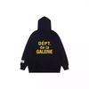 European and American Trendy Brand GALLERY Classic Letter Printing Zipper Hoodie Loose Casual Cardigan Sweater Jacket