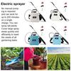 5L/8L Elektrischer Gartensprüher Rucksack-Rasensprüher mit 3 Düsen Einziehbarer Stab Verstellbarer Gurt Gartensprühgerät zum Bewässern und Düngen
