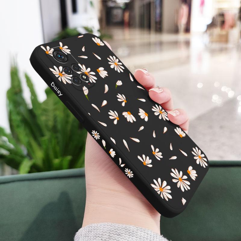 

Daisies Fly Phone Case For Xiaomi Redmi Note 14 13 12 12S 11 11S 10 10A 10T 10S 9T 9 8 7 A1 Pro Plus 10C 4G 5G Silicone Cover Redmi Note10(10S)