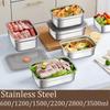 Stainless Steel Food Storage Containers with Airtight Lids, Large Produce Containers for Fridge Keep Fruits, Vegetables, Berry, Meat Fresh Longer