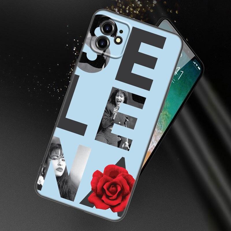 Selena Quintanilla Phone Case For Apple iPhone 13 12 Mini 11 Pro XS Max XR X 8 7 6S 6 Plus SE 2022 2020 5S 5 Soft Black Cover