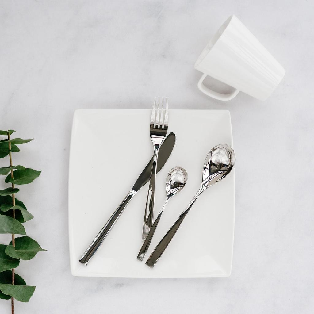 SIGRID DUKA 24-Piece Stainless Steel Cutlery Set for 6 People