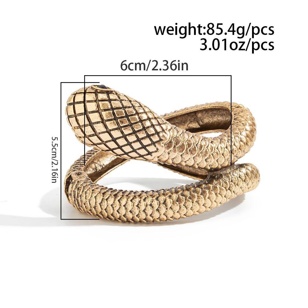 Fashionable, Versatile Wind Snake Winding Bracelet, Snake Attribute, Neutral Style, Elegant