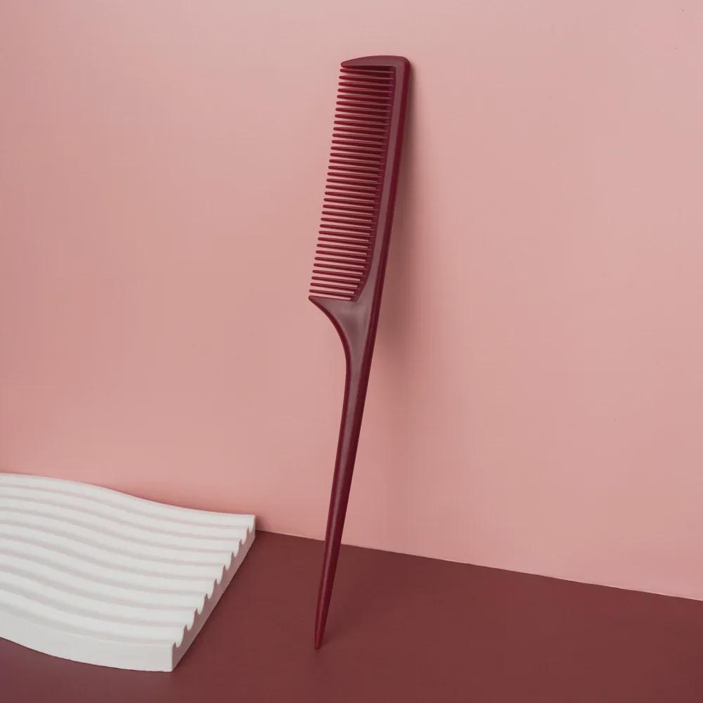Girls' Pointed Tail Comb with Fine Teeth for Hairdressing, Styling, and Braiding