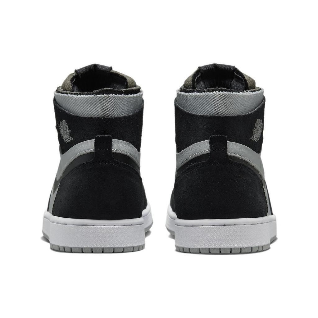 Air Jordan 1 Zoom CMFT Siyah Açık Duman Gri Erkek Spor Ayakkabı Beyaz CT0978-001