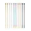 Spirals Design Nonrust Steel Mixing Stick For Blending Cocktails Coffee Yogurts And Cold Drink Efficiently