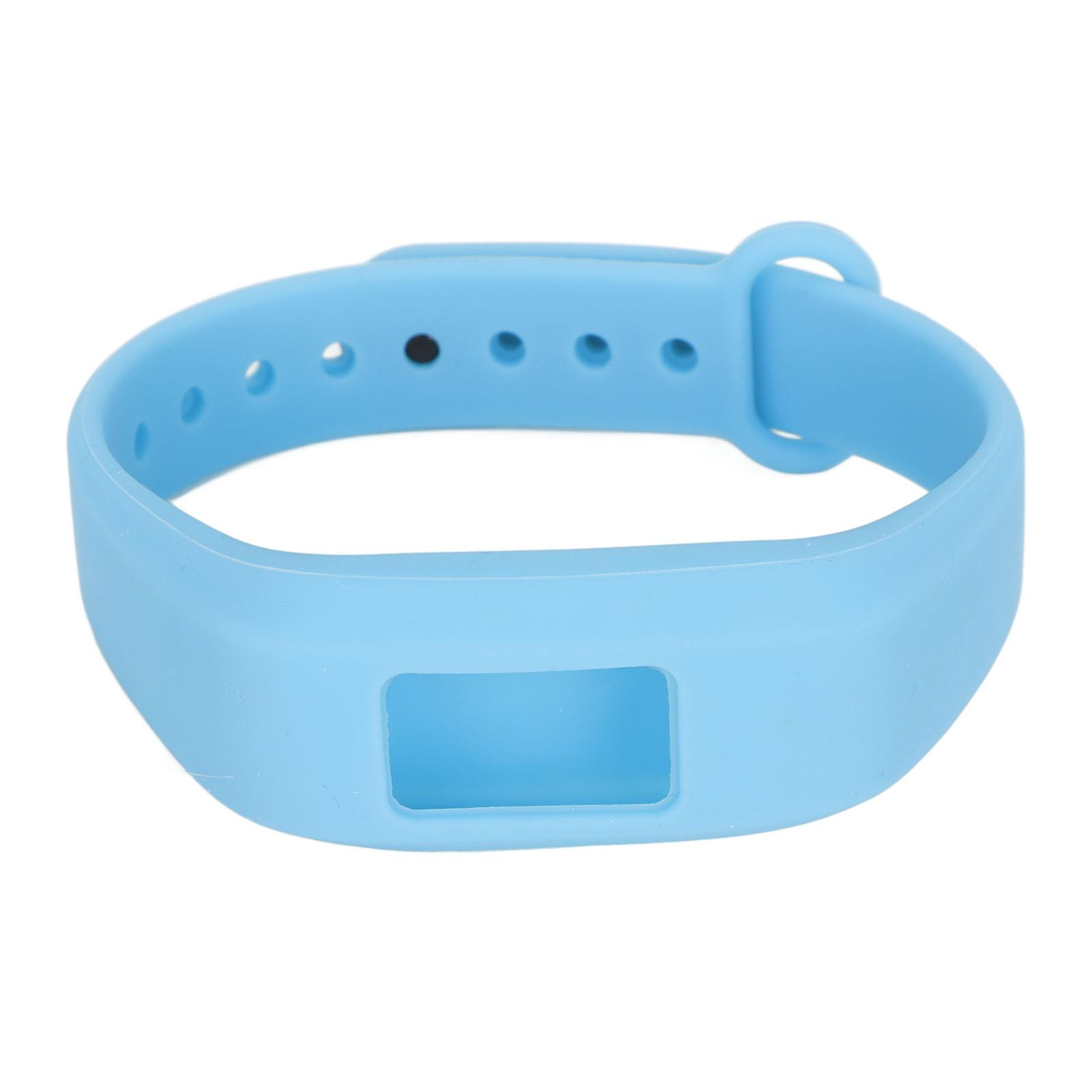 

Silicone Watch Band Replacement Strap Adjustable Watch Wristband for Garmin Vivofit3Blue синий