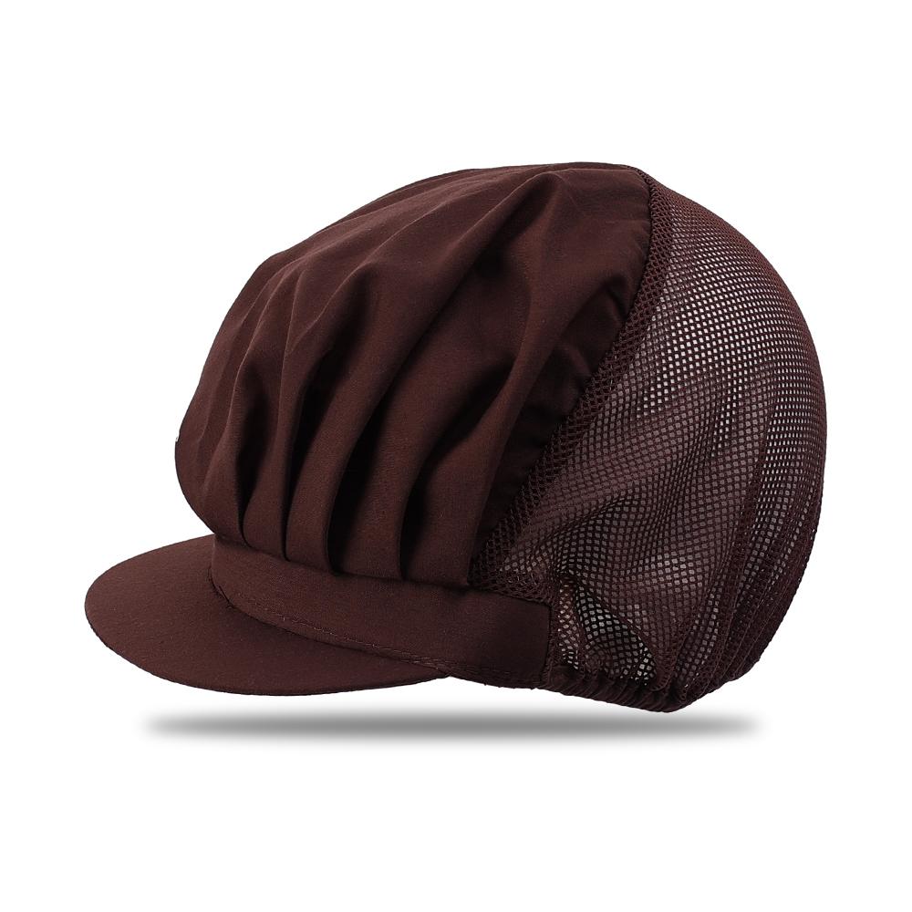 2026 Solid Breathable Work Dust Cap for Women Men Adjustable Cooking Chef Caps Food Service Hair Nets Chic Hat Work Accessories