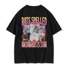 Funny Rats Spelled Backwards Is Star Printed T-shirts Fashion Short Sleeve T Shirt Women Casual Oversized T-shirt Streetwear Y2K