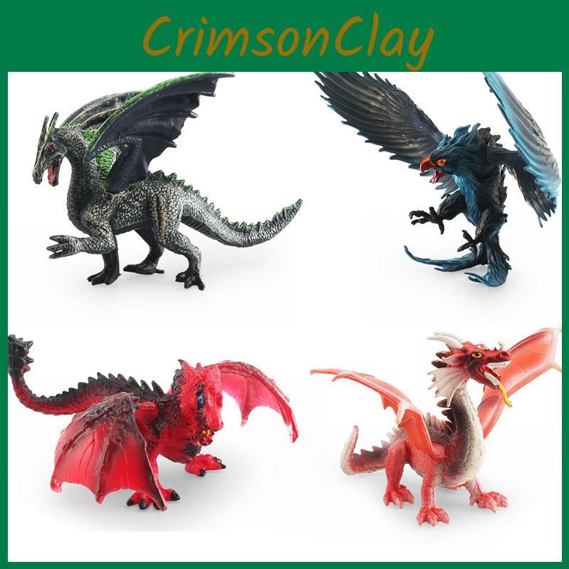 Western Dragon Mythical Eagle Wolf Pvc Action Figures Model Toy Decoration Gift