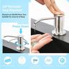 Stainless Steel 304 Kitchen Sink Soap Dispenser, 500ml Press Type with 120mm Silicone Tube