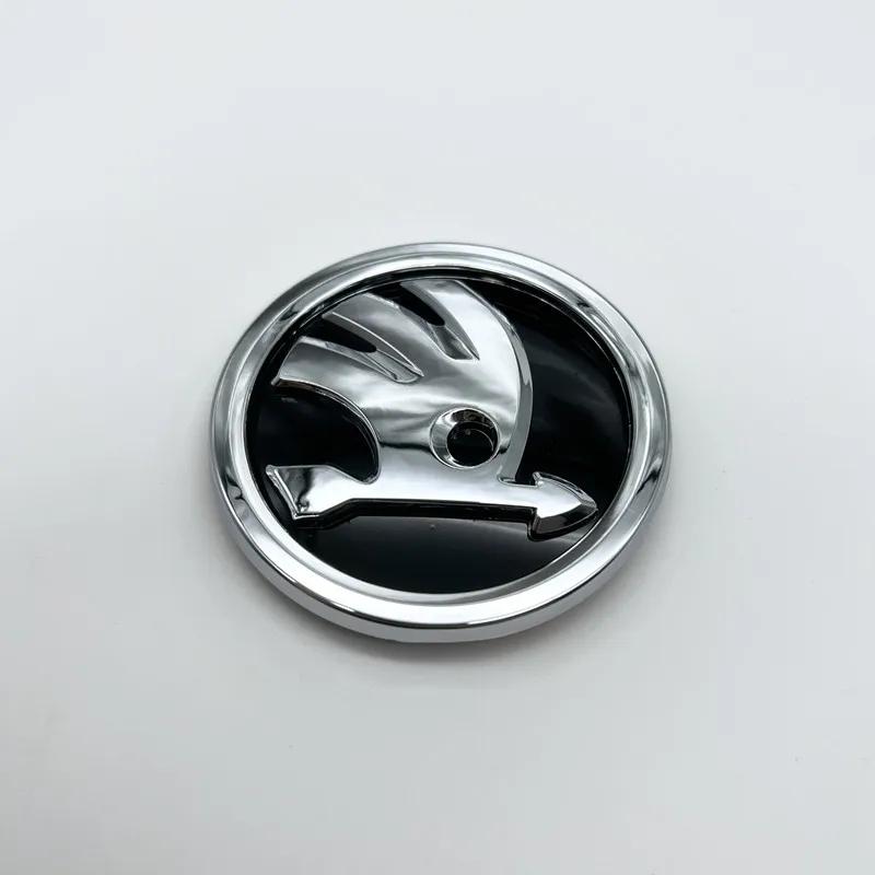 

2025 Hot 80mm 90mm 100mm Car Logo Badge Car Front Grille Rear Trunk Emblem for Skoda Octavia Rapid Fabia A7 Superb KAMIQ VRIS Ac 100mm Rear