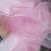 New Colorful Laser Organza Fabric 100*150cm Silk Cloth Fabric Gradient Color DIY Material Stage Background